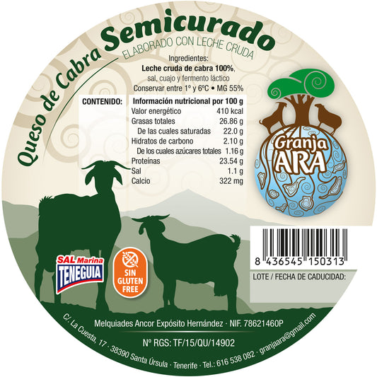 Il miglior formaggio di Tenerife nasce nel sud dell'isola