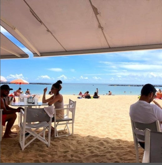 Nuvoloso al nord-est a Tenerife con il sud con solo 26 gradi