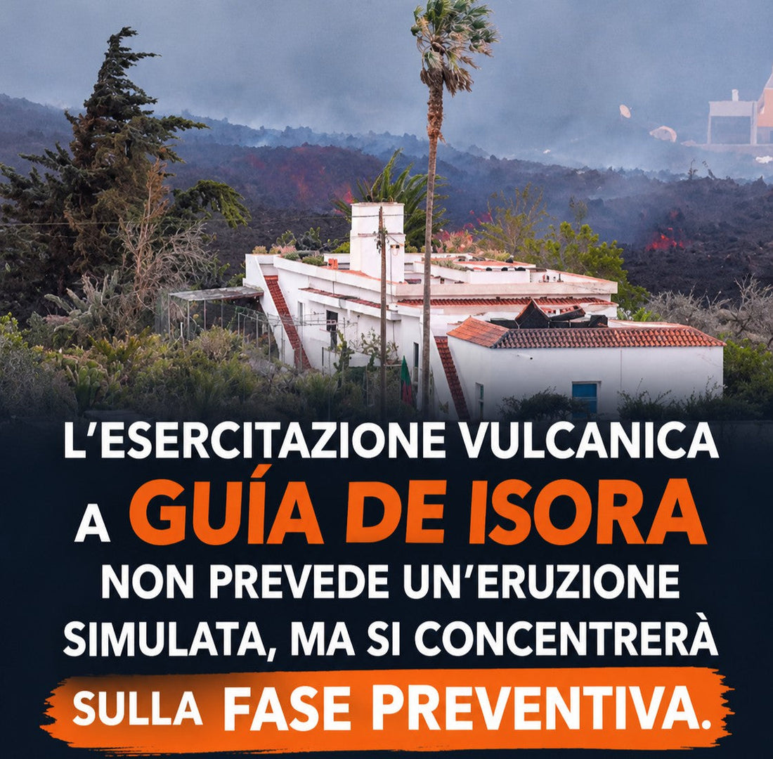 L'esercitazione vulcanica a Guía de Isora non prevede un'eruzione simulata