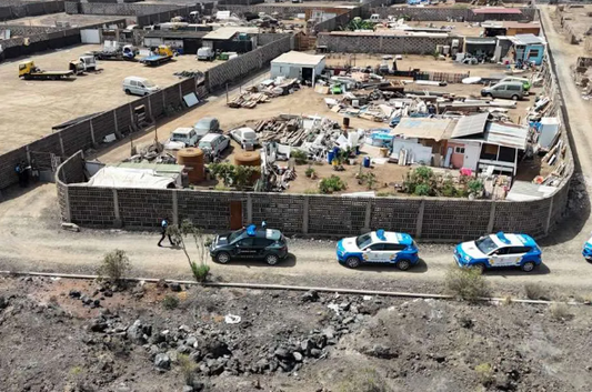 Operazione coordinata contro l'uso illegale del suolo e gli insediamenti