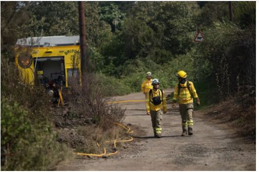 Le principali fonti dell'incendio di Tenerife  sono state stabilizzate