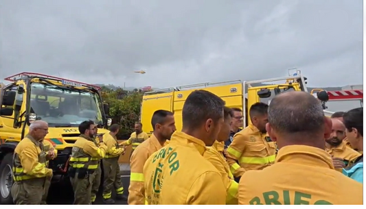 Presentata la piu' grande brigata antincendio delle Isole Canarie