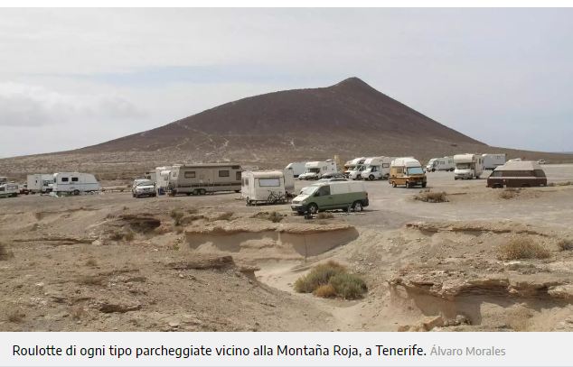 I comuni di Tenerife cercano spazi di fronte al boom dei camper