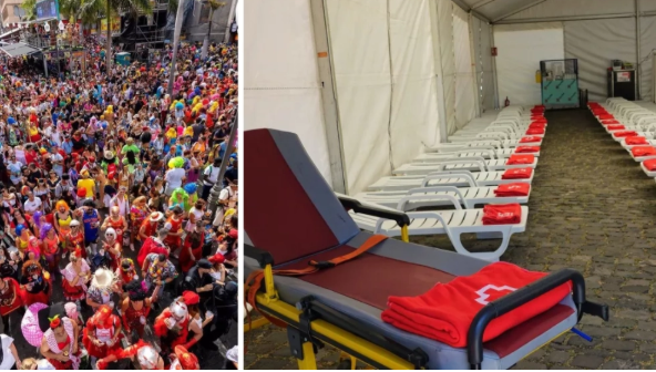 Il fine settimana del Carnevale Santa Cruz: 250 cure e 66 denunce