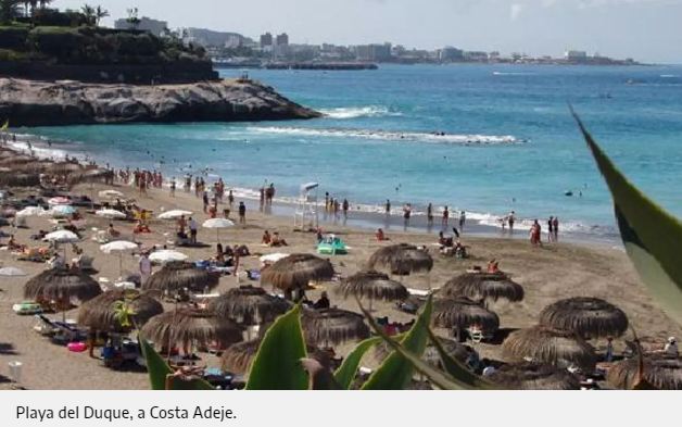 Adeje segna la temperatura più alta della Spagna: 32,2 gradi