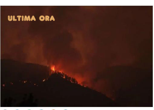 L'incendio di Tenerife "fuori controllo": ha già devastato 1.800 ettari