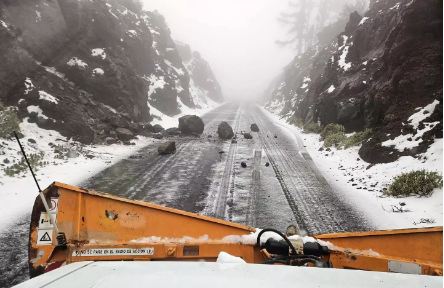 Non ci faremo mancare nulla oggi: forti rovesci calima e neve