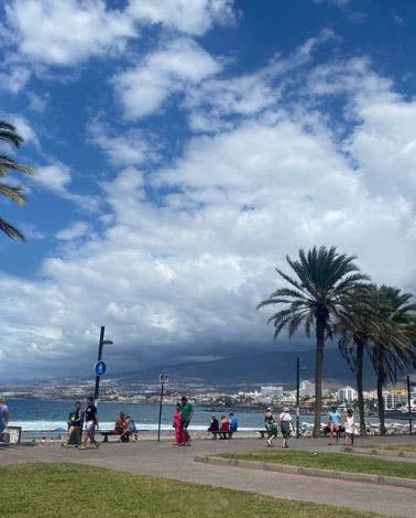 Bassa probabilità di pioggia per questo mercoledì a Tenerife