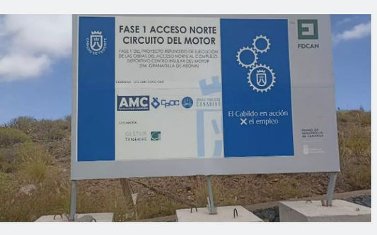Riprendono i lavori del circuito automobilistico di Tenerife