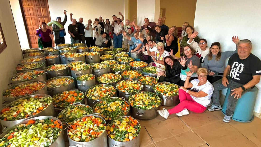 Oggi a la Orotava  lo spezzatino più grande delle Canarie