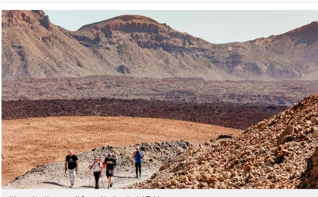 Il Cabildo di Tenerife regola la salita a piedi al Teide