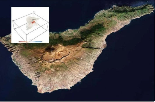 Individuato un importante accumulo di magma sotto Tenerife.