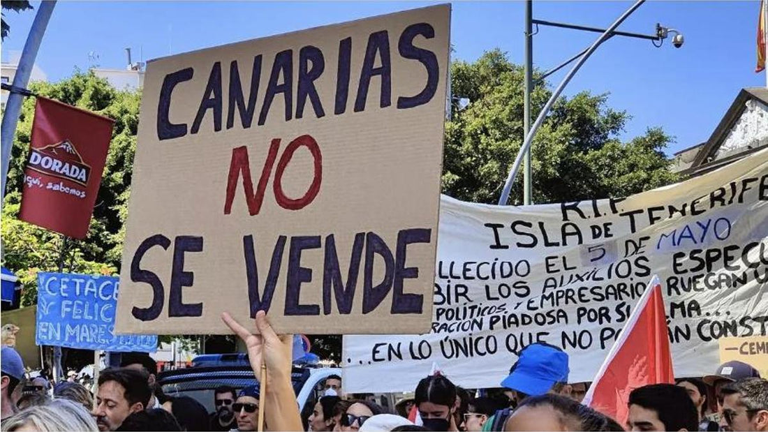 Dietro la turismofobia nelle Isole Canarie un gruppo tedesco