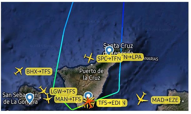 Un Boeing 737 Max di Ryanair torna a Tenerife per fumo in cabina